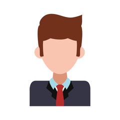 Man male avatar person people icon. Isolated and flat illustration. Vector graphic