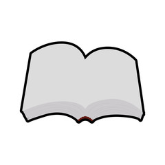 book traditional reading lerning icon. Isolated and flat illustration. Vector graphic