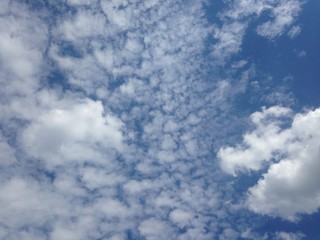 summer afternoon clouds