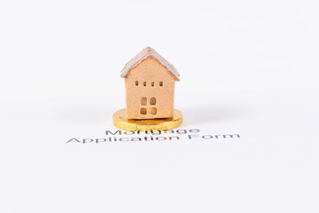 House and document, invesment and realestate concept