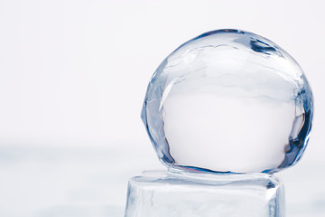 Ice cubes and balls