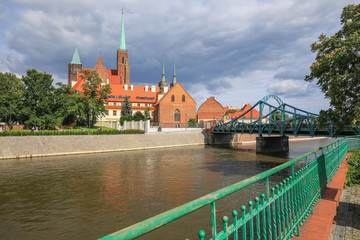 Wrocław, zabytkowa dzielnica Ostrów Tumski © Rochu_2008