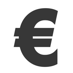 euro money financial item economy icon. Isolated and flat illustration. Vector graphic