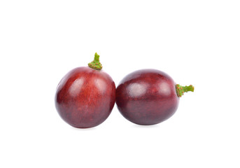 fresh grape  on white background