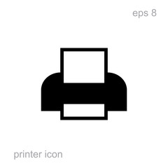 Obraz premium Simple printer icon