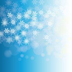 winter snowflake christmas blue icon. Colorfull and background illustration. Vector graphic