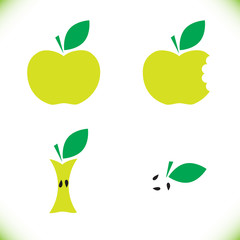 Very tasty green apple