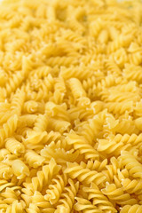background of spiral pasta