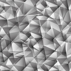 polygonal wallpaper geometric shape icon. Grey and background illustration. Vector graphic