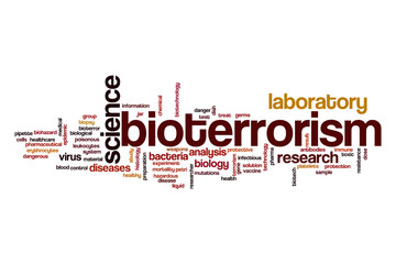 Bioterrorism word cloud concept
