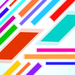 Abstract background with colorful geometric elements. Vector backdrop