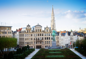 Fototapeta na wymiar Brussels cityscape