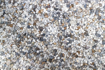 Colorful small pebbles
