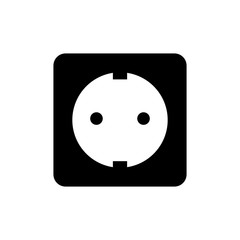 Fototapeta premium Power socket icon. Vector illustration