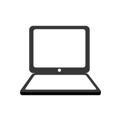 laptop gadget device technology icon. Isolated and flat illustration. Vector graphic