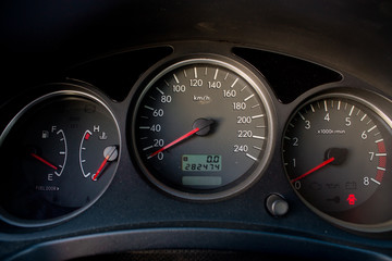 Fototapeta premium Car instrumental panel