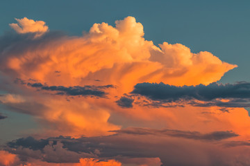 Fototapeta premium Monsoon Storm at Sunset