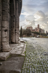 Roma vista del foro desde el Coliseo