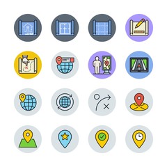 Maps & Travel icons