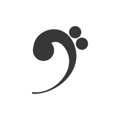 music note sound melody icon. Isolated and flat illustration. Vector graphic