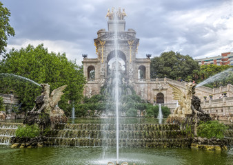 Carro de la Aurora fountain in Barcelona