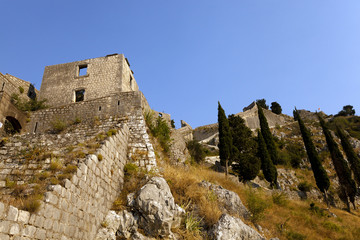 Fototapeta na wymiar fortress of St. Ivan Montenegro