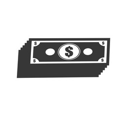 bill money financial item commerce icon. Isolated and flat illustration. Vector graphic