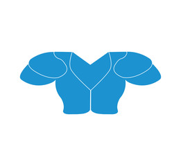 tshirt american football sport game icon. Isolated and flat illustration. Vector graphic