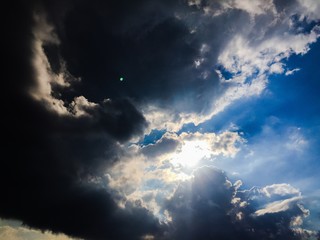 Obraz premium Gewitter Wolken