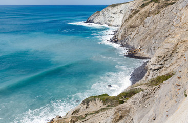 Fototapeta na wymiar Summer ocean coastline (Spain).