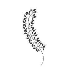 leaf garden decoration floral icon. Isolated and flat illustration. Vector graphic