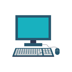 computer gadget technology icon. Isolated and flat illustration. Vector graphic - obrazy, fototapety, plakaty