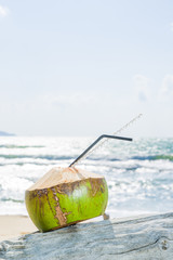 Coconut on the beach