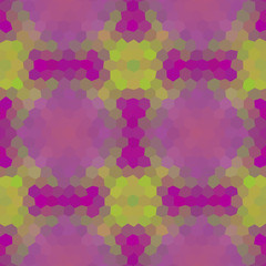 Kaleidoscopic low poly triangle style vector mosaic background