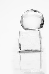 Ice cubes and balls