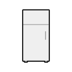 fridge house technology appliance icon. Isolated and flat illustration. Vector graphic