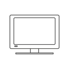 tv house technology appliance icon. Isolated and flat illustration. Vector graphic