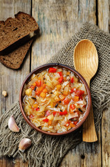 wild rice chickpeas tomatoes cabbage soup