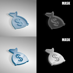 szklana ikona 3D vektor © vempireart