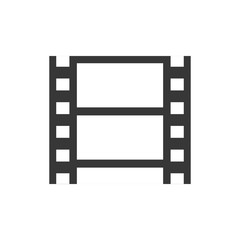 film strip movie cinema icon. Isolated and flat illustration. Vector graphic