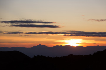 Sonnenuntergang in der Wildnis Kamtschatkas - Sibirien - Russland