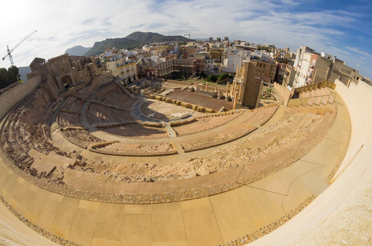 Roman amphitheater in Cartagena