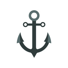 anchor sea lifestyle nautical icon. Isolated and flat illustration. Vector graphic