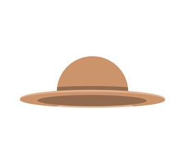 hat fashion accesory style icon. Isolated and flat illustration. Vector graphic