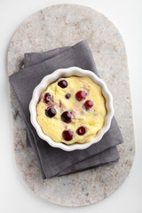 Cherry clafoutis
