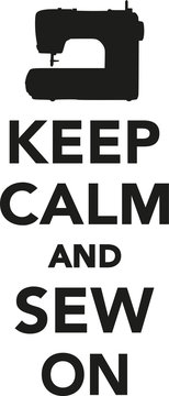 Keep calm and sew on