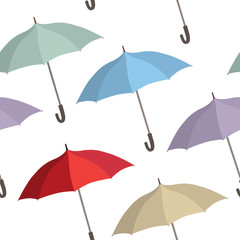 Fototapeta na wymiar Umbrella seamless pattern.