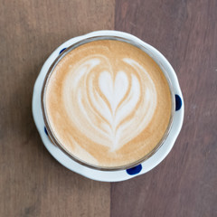 hot mocha on the table