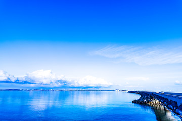Sea, landscape. Okinawa, Japan, Asia.