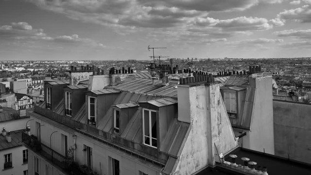 view of paris from montmartre